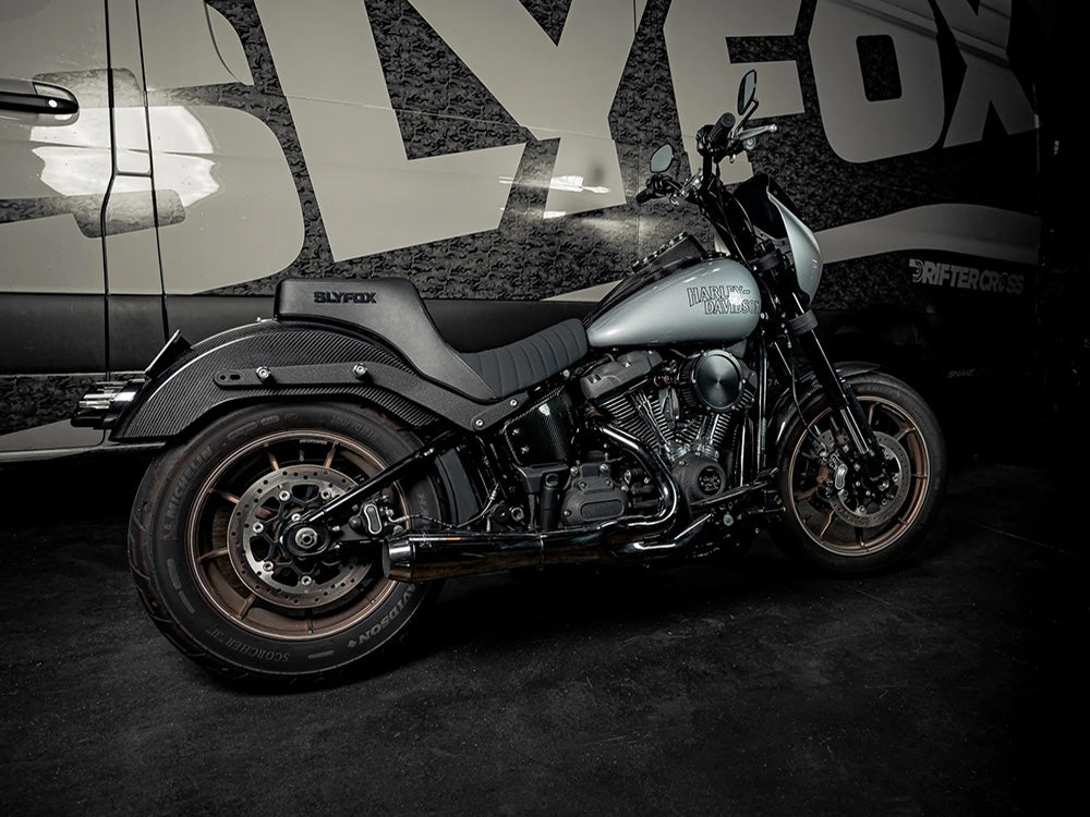 Slyfox Performance SF-2201-0288 Carbon Dash Gloss Finish for Harley-Davidson Low Rider 18-20/Low Rider S 20-21