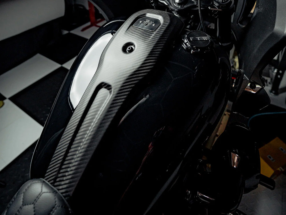 Slyfox Performance SF-2201-0292 Carbon Dash Matte Finish for Harley-Davidson Low Rider S/Low Rider ST 22-Up/Breakout 25-Up