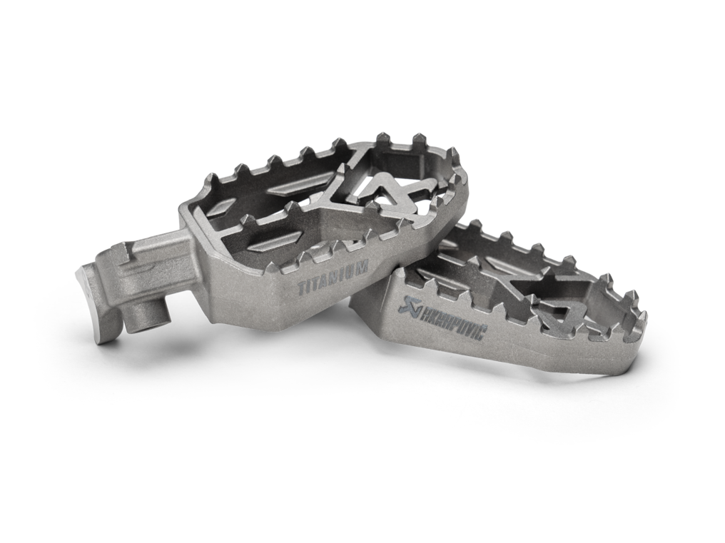 Akrapovic SF-Y7T2 Adventure Titanium Footpeg Set for Yamaha Tenere 700 19-Up