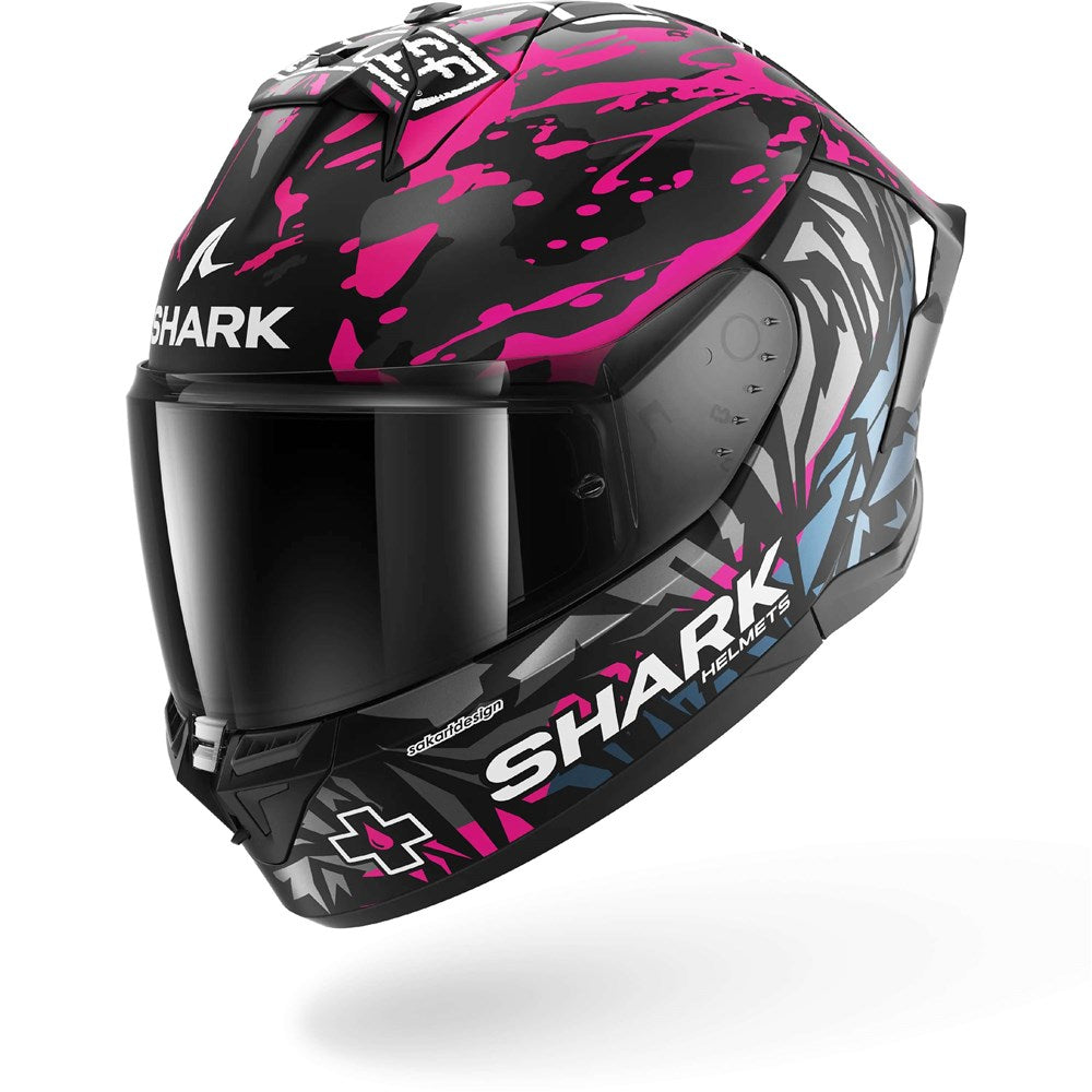 Shark Skwal Cup Replica Redding Matte Black/Violet/Blue Helmet