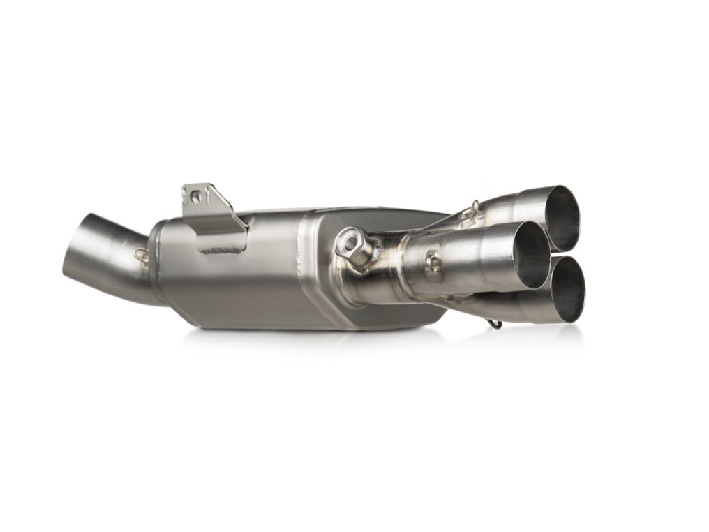 Akrapovic SL-Y9R1/TD Optional Track Day Stainless Steel Link Pipe for Yamaha YZF-R9 24-Up