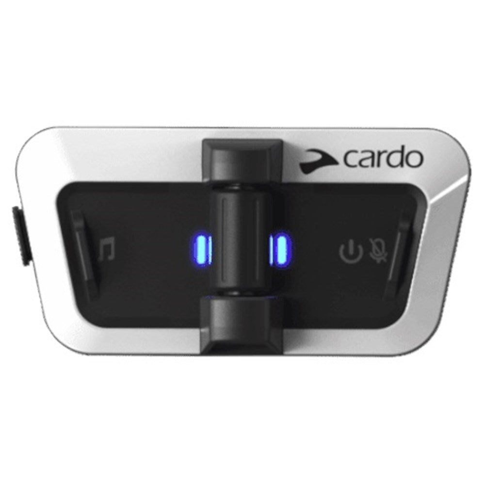 Cardo Packtalk Outdoor White Single Bluetooth Communication System