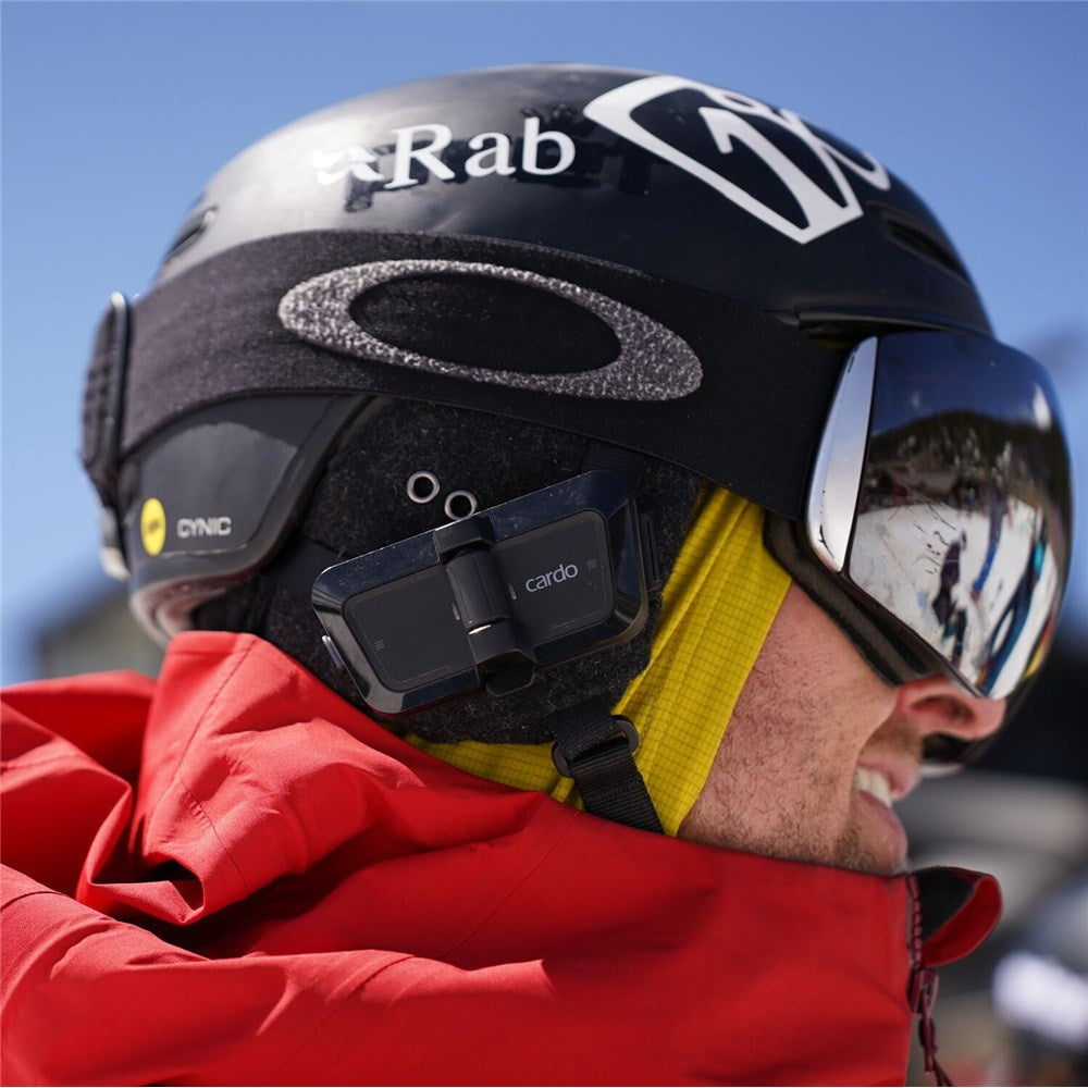 Cardo Packtalk Outdoor White Single Bluetooth Communication System