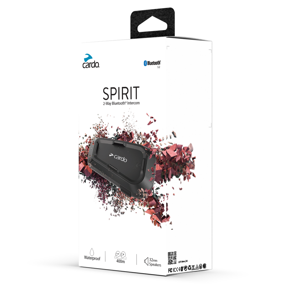 Cardo Spirit Single Bluetooth Communication System