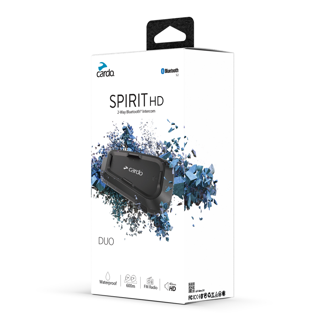 Cardo Spirit HD Duo Bluetooth Communication System