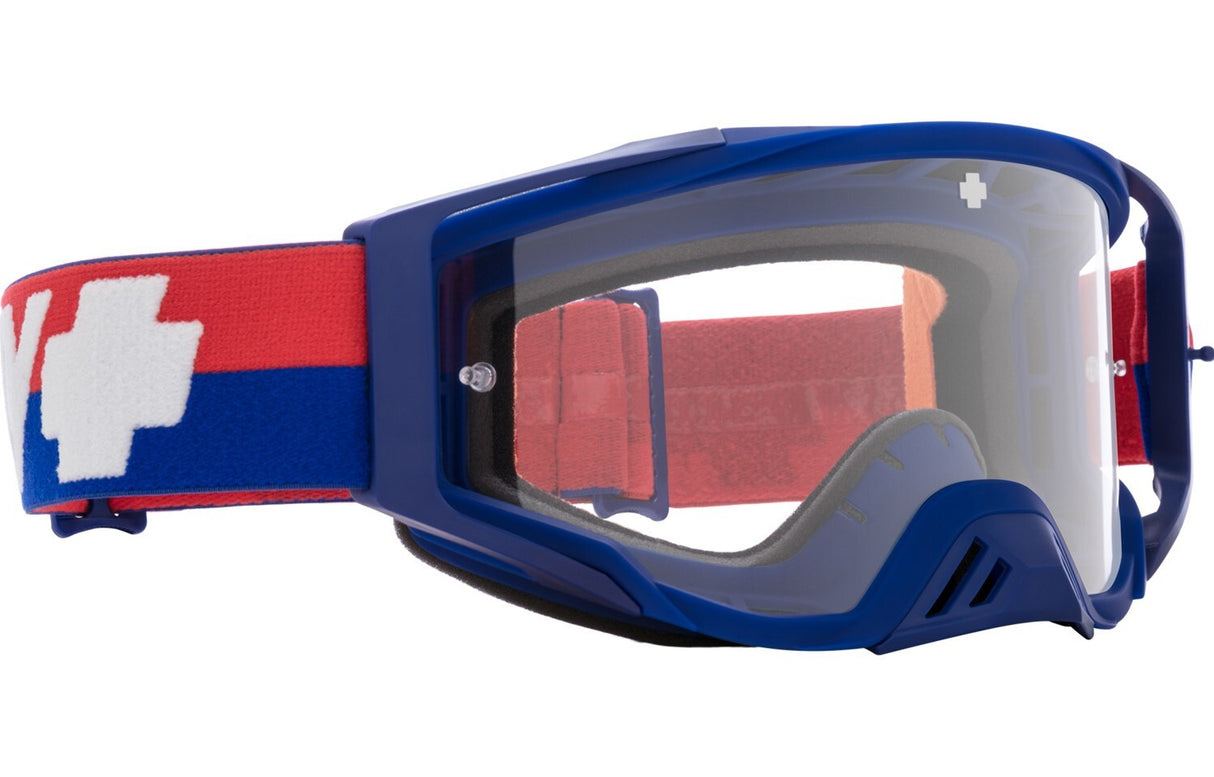 Spy Optic Foundation MX Goggle Bolt USA w/HD Clear Lens