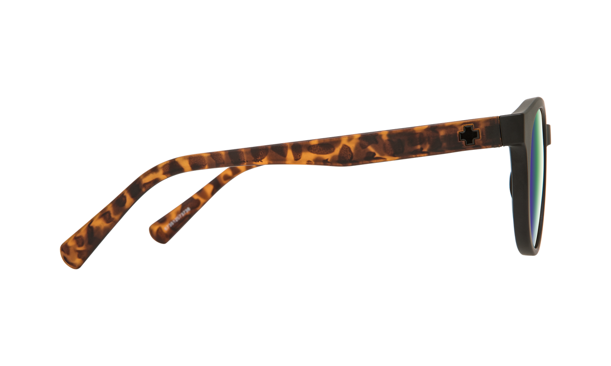 Spy Optic Hi-Fi Sunglasses Matte Black/Blode Tort w/Grey/Green Spectra Lens