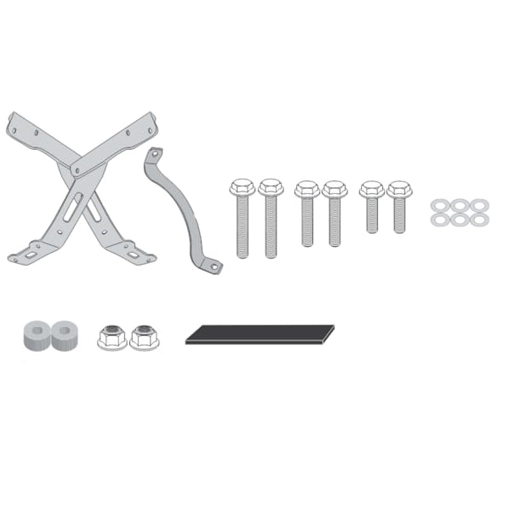 Givi SR1210 Top Case Rear Rack for Honda CL500 23-Up w/Monokey & Monolock Top Cases