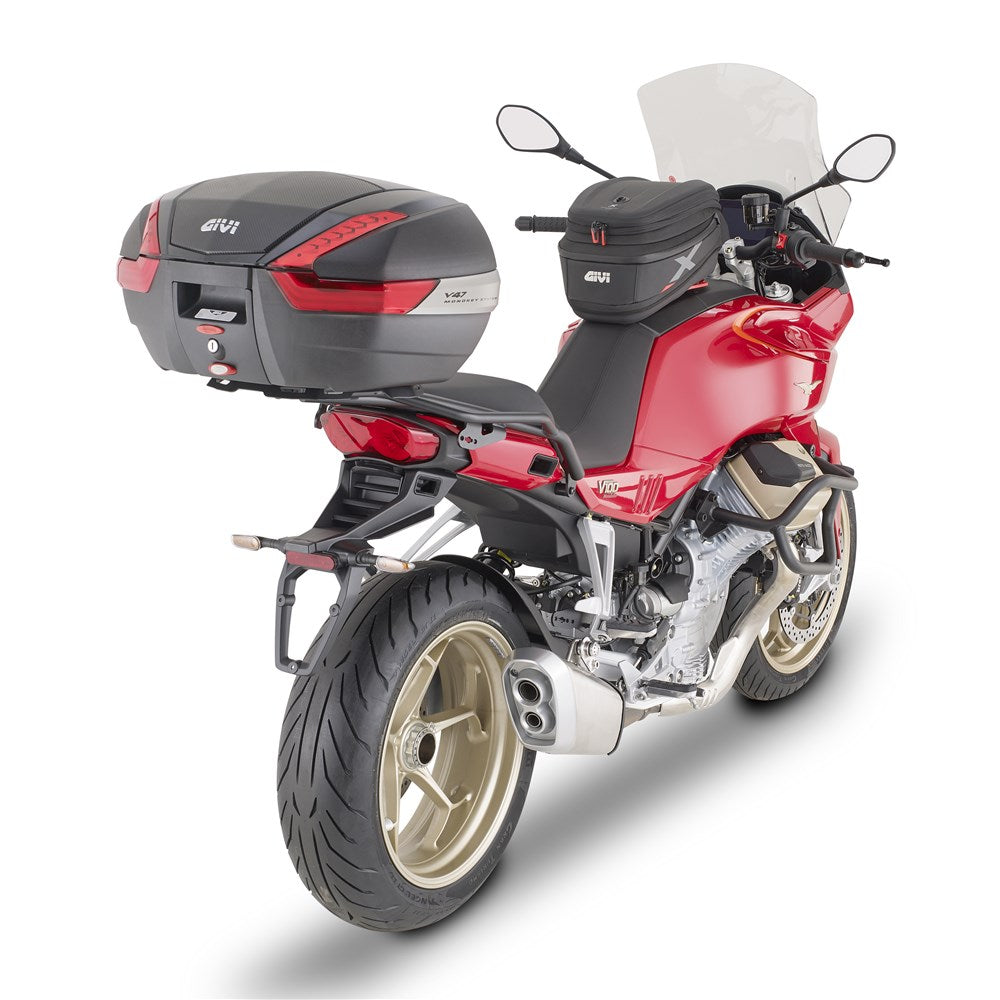 Givi SR8207 Top Case Rear Rack for Moto Guzzi V100 Mandello 1000 22-Up w/Monokey & Monolock Top Cases