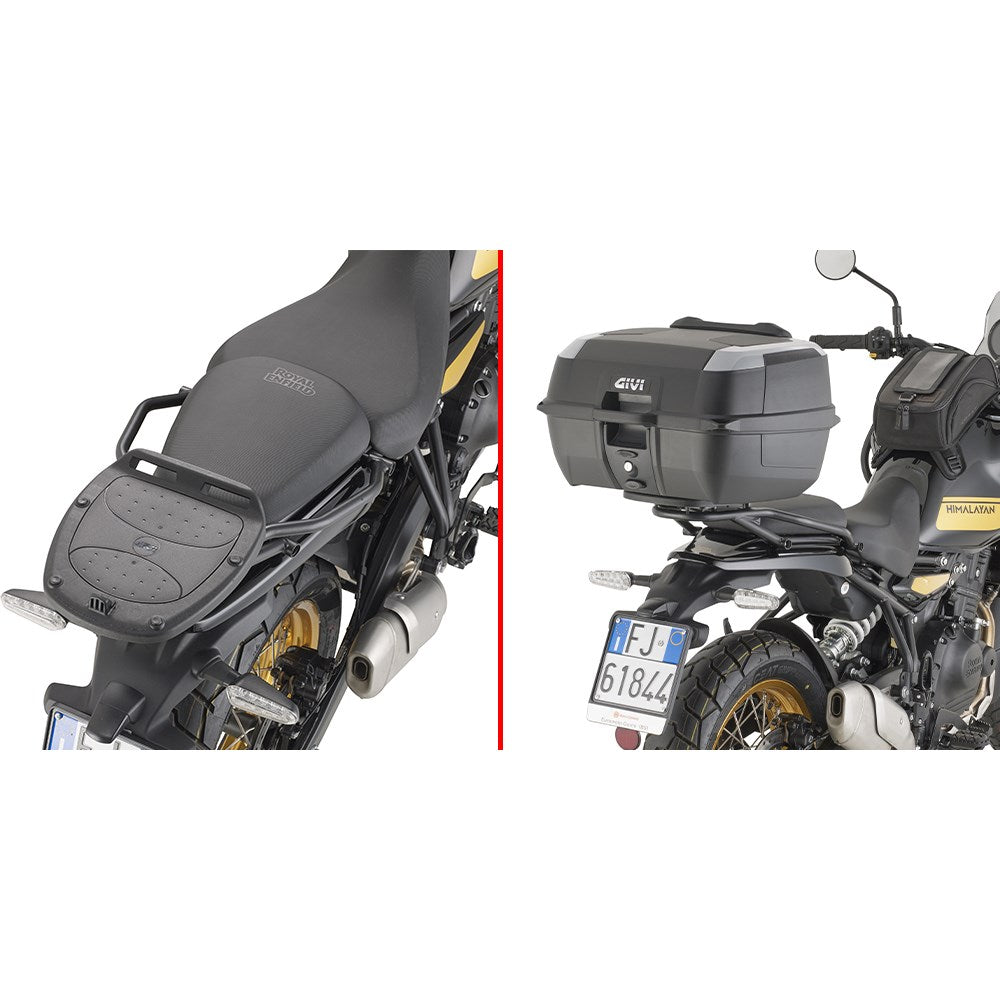 Givi SR9059 Top Case Rear Rack for Royal Enfield Himalayan 450 24-Up w/Monokey & Monolock Top Cases