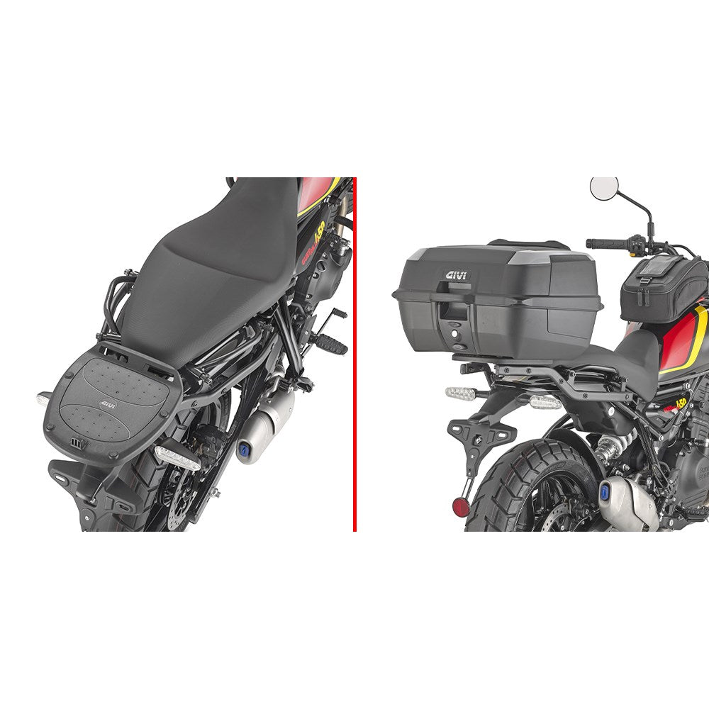 Givi SR9061 Top Case Rear Rack for Royal Enfield Guerrilla 450 24-Up w/Monolock Top Cases