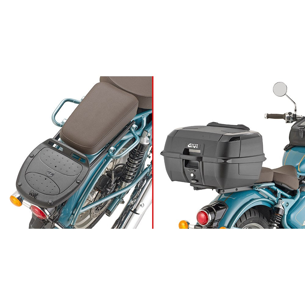 Givi SR9064 Top Case Rear Rack for Royal Enfield Shotgun 650 24-25/Classic 650 25-Up w/Monolock or Monokey Top Cases