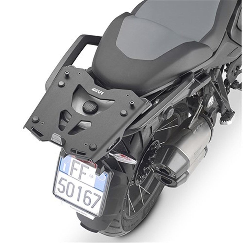 Givi SRA5143 Aluminum Top Case Rear Rack for BMW C 400 X/C 400 GT/R 1300 GS Adventure 25-Up/R 1300 GS 24-Up w/Monokey Top Cases