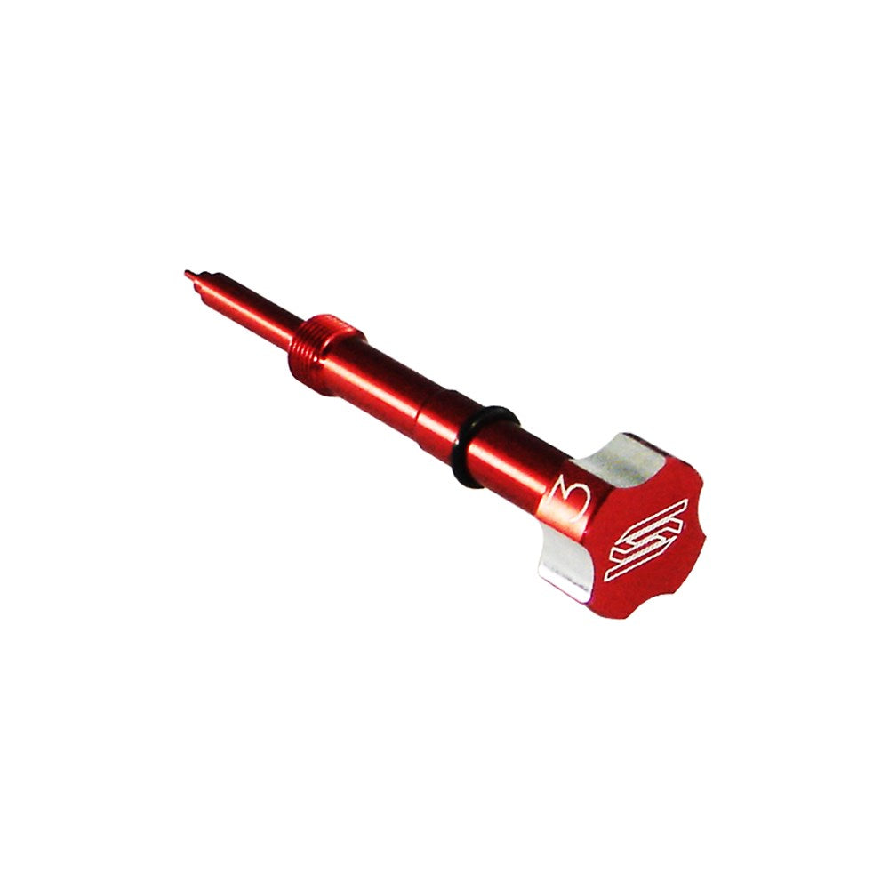 Scar FMS102 Fuel Mixture Screw Red for Yamaha YZ250F/WR250F 01-13/YZ450F/WR400F/WR426F/WR450F 00-09 with Keihin FCR
