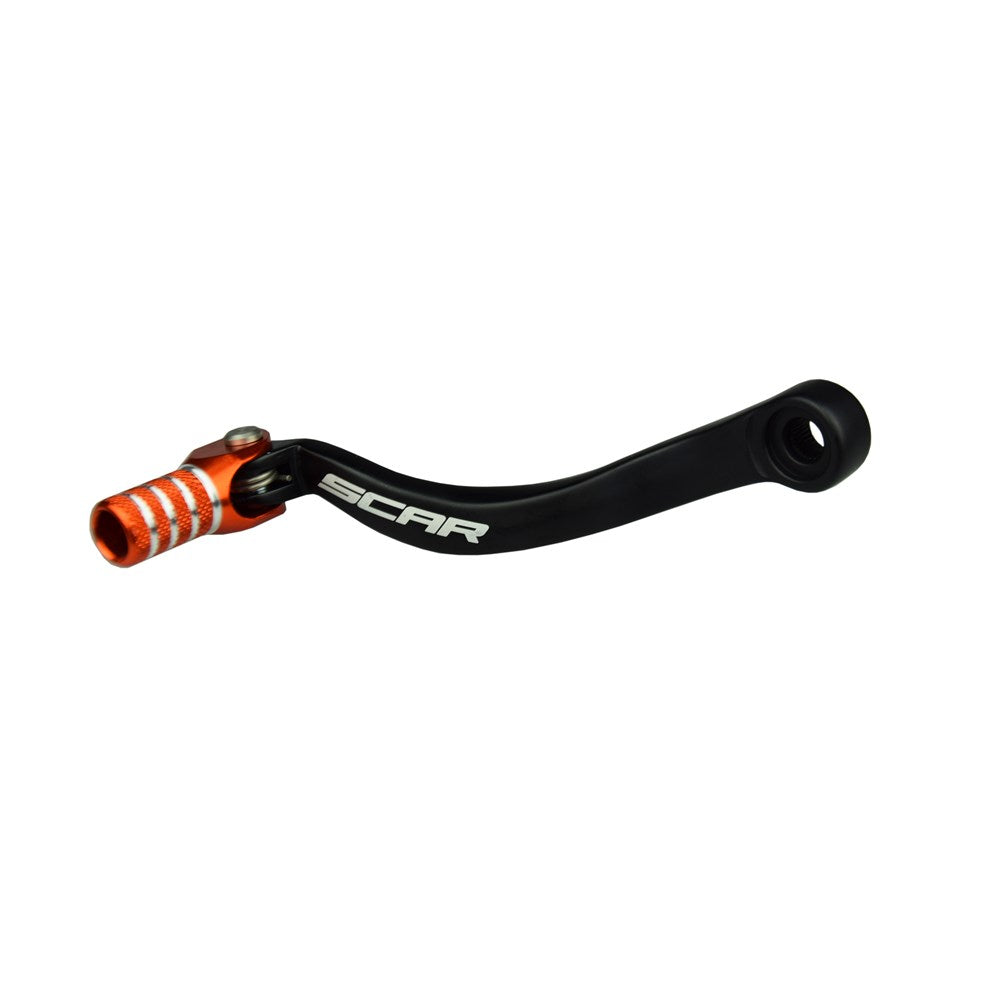 Scar GSL502 Gear Shift Lever Orange for KTM 125SX 90-15/150SX/200EXC/125EXC 90-16/250EXCF 11-25/450SXF/450EXCF 07-12/150XC 10-14/200XC 06-09/200XCW 06-16/250XCF 13-15/250XCFW 09-11/350XCF 12-15