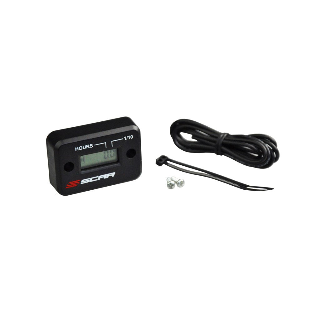 Scar HM Hour Meter Black