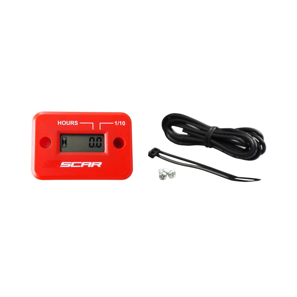Scar HMR Hour Meter Red