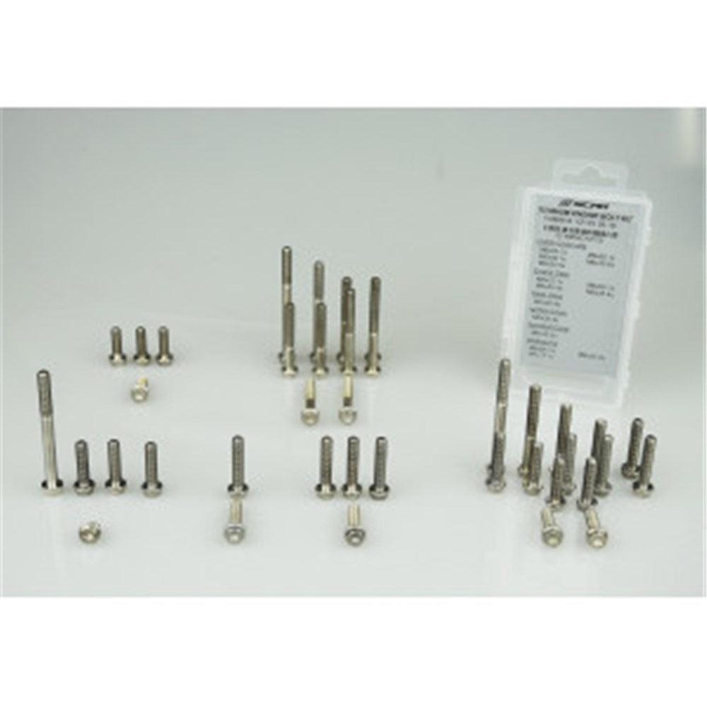 Scar STIMENG250EXC Titanium Engine Bolt Kit for KTM 250EXC/300EXC/Husqvarna TE250/TE300 18-19