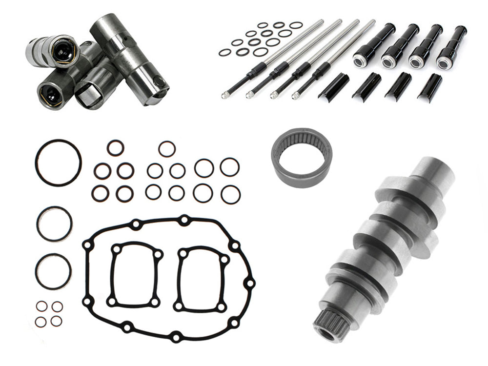 S&S Cycle SS330-0640-KIT-BLK 475C Performance Cam Kit w/Black Pushrods for Harley-Davidson Softail 18-24/Touring 17-23 Models