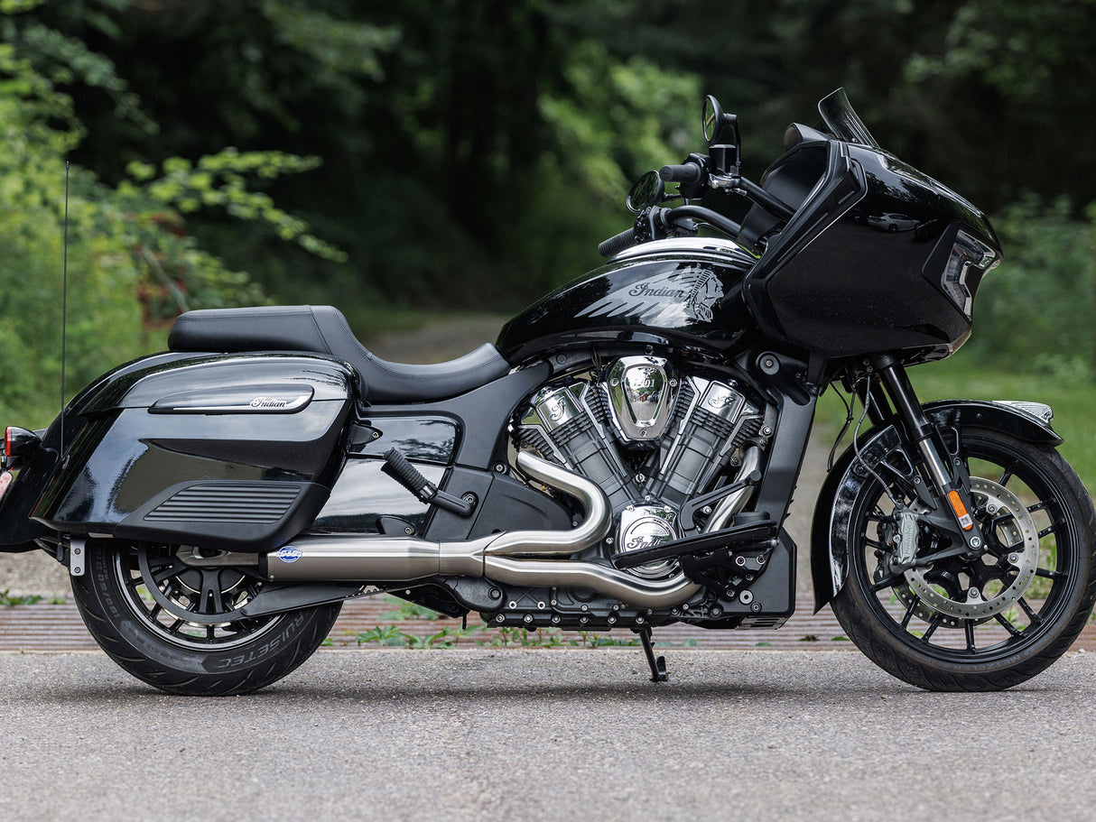 S&S Cycle SS550-1082 Qualifier 2-1 Exhaust Stainless Steel for Indian Challenger 20-Up