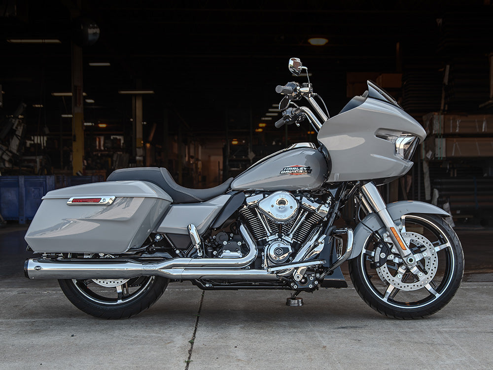 S&S Cycle SS550-1168 GNX 2-1 Exhaust Chrome w/Black End Cap for Harley-Davidson Touring 17-Up