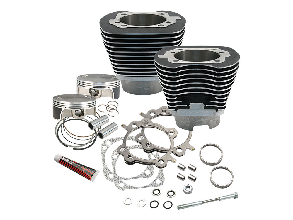 S&S Cycle SS910-0221 117ci Big Bore Kit Black for Twin Cam 07-17