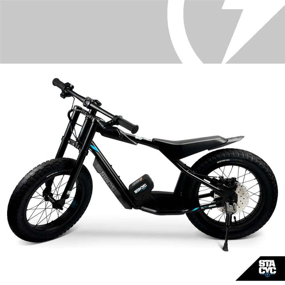 Stacyc 16hDrive Brushless 18V Electric Balance Bike Black
