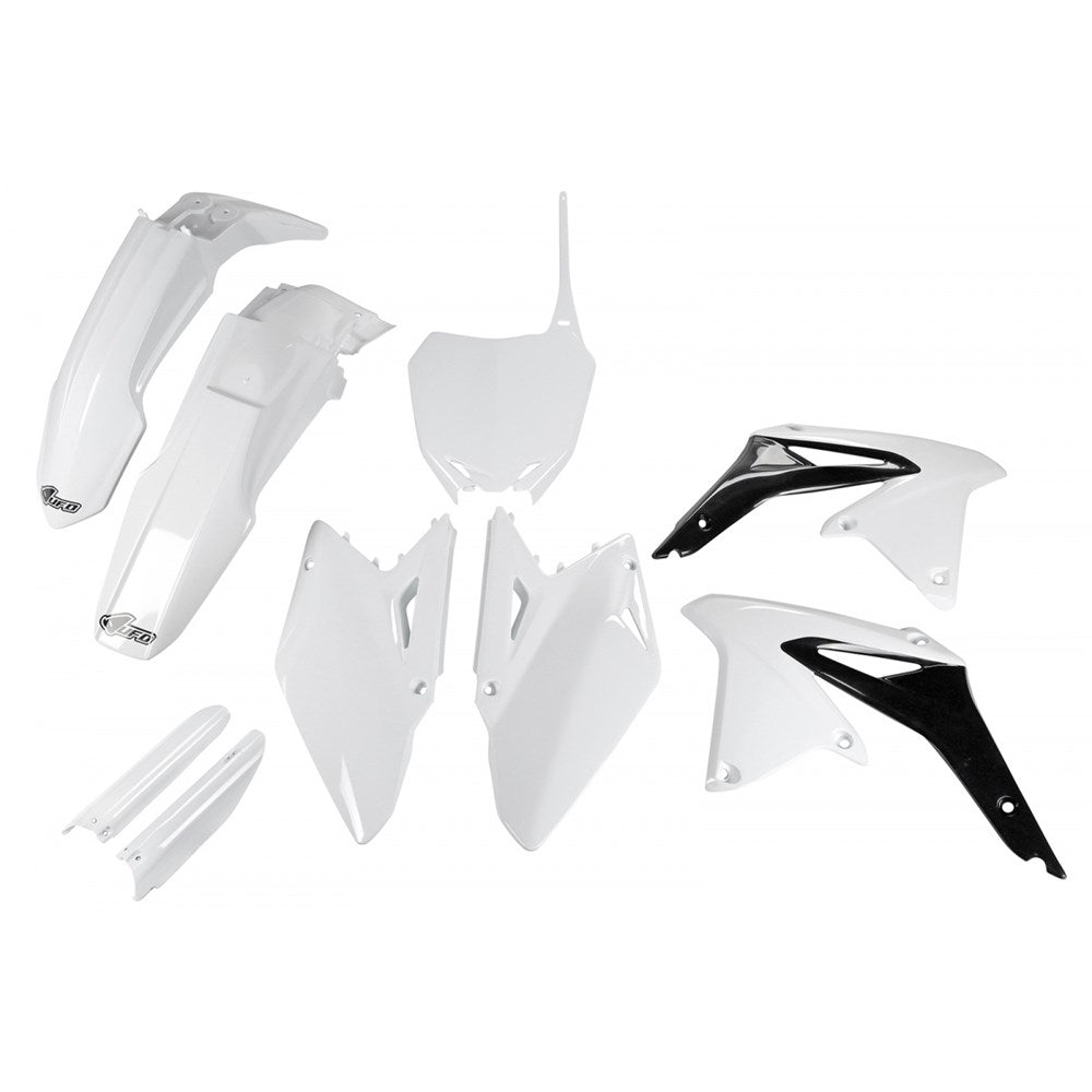 UFO Full Plastics Kit White for Suzuki RM-Z 450 08-17