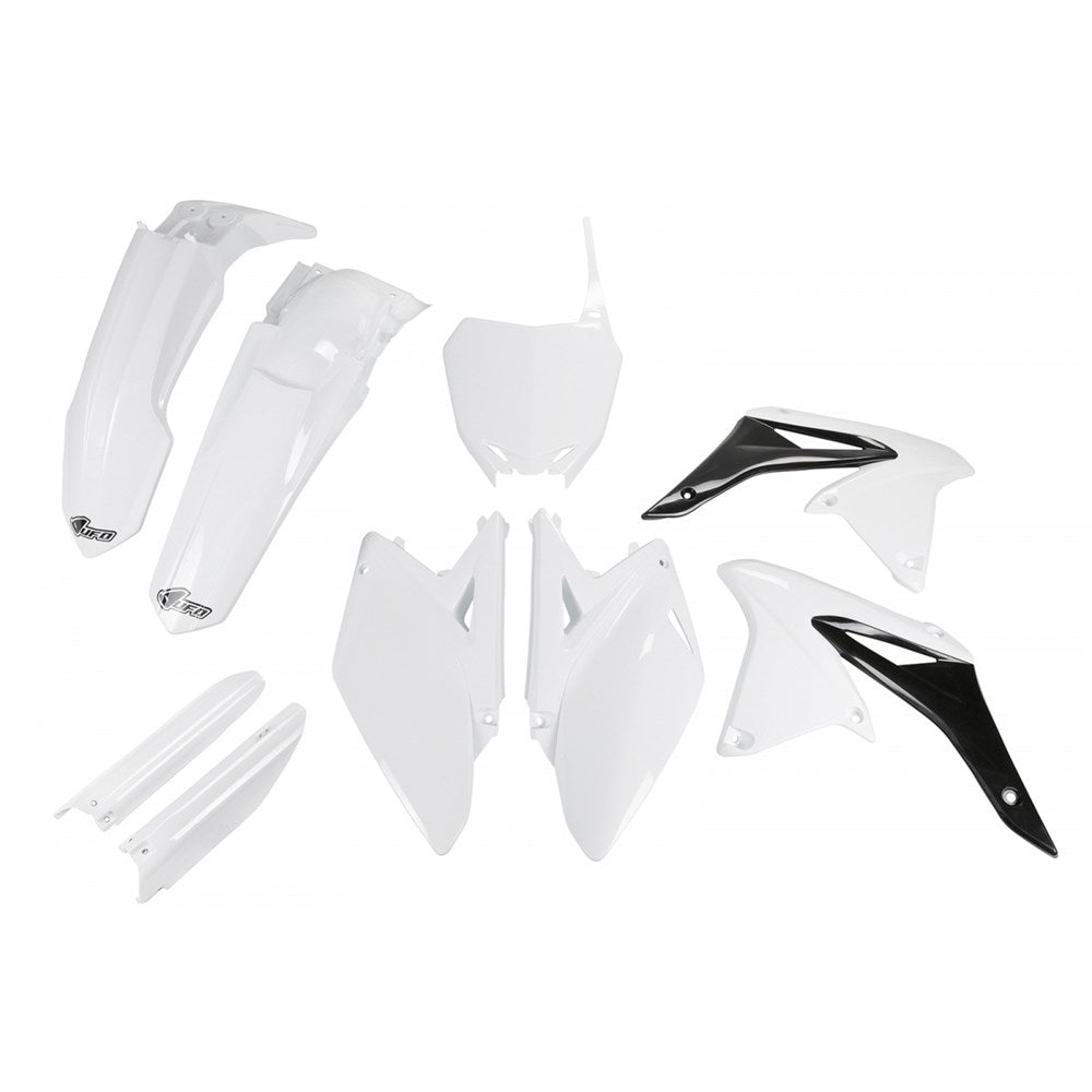 UFO Full Plastics Kit White for Suzuki RM-Z 250 10-18