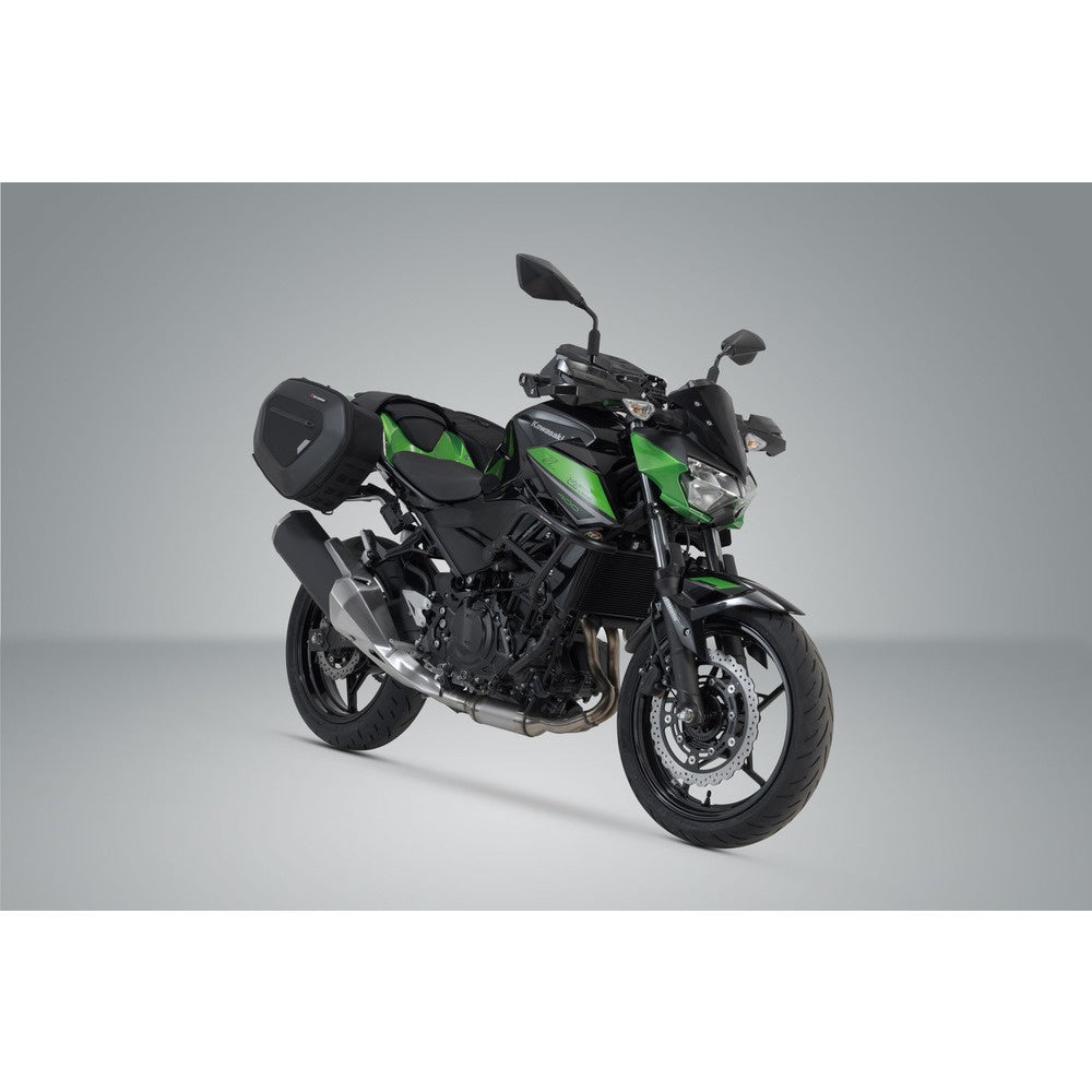 SW-Motech SW-BCHTA0874031700 Pro Blaze H Black Saddlebag Set for Kawasaki Ninja 400/Z 400 18-Up