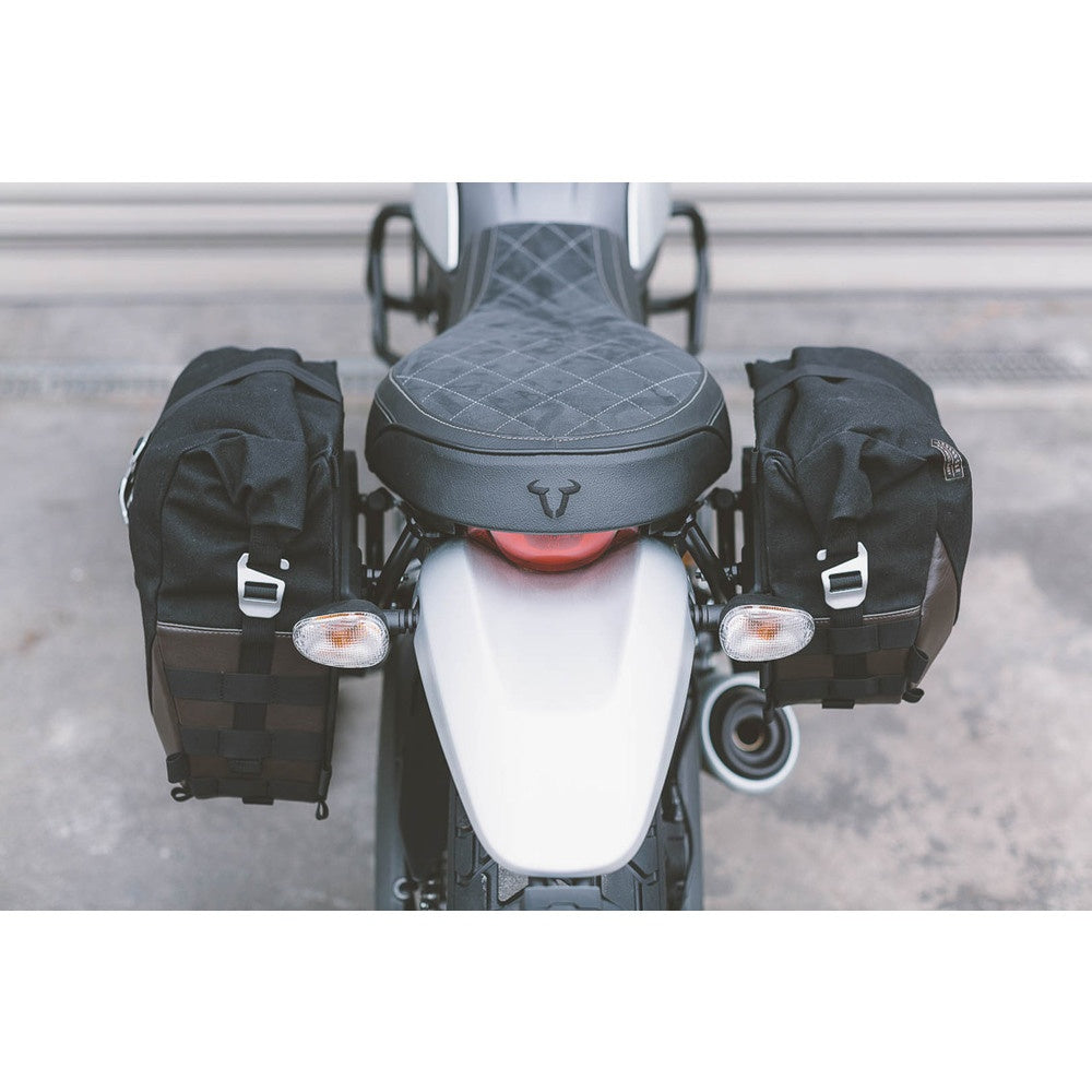 SW-Motech SW-BCSYS2257731000-B SysBag WP M/S Black Side Bag System for Ducati Scrambler 14-Up