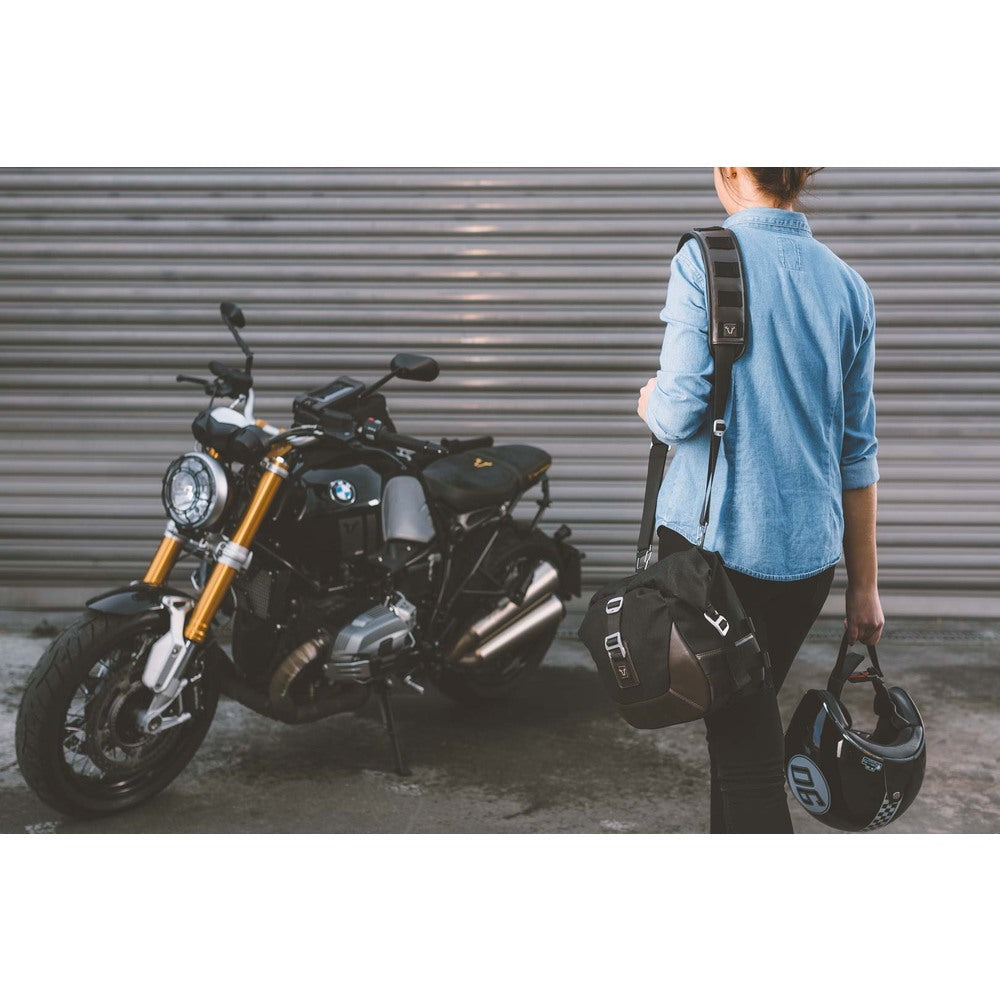 SW-Motech SW-BCTRS0040610100 Replacement LA4 Shoulder Strap Black Edition for Legend Gear LT1/LT2/LR1/LR2/LS1/LS2/LC1/LC2 Saddlebag