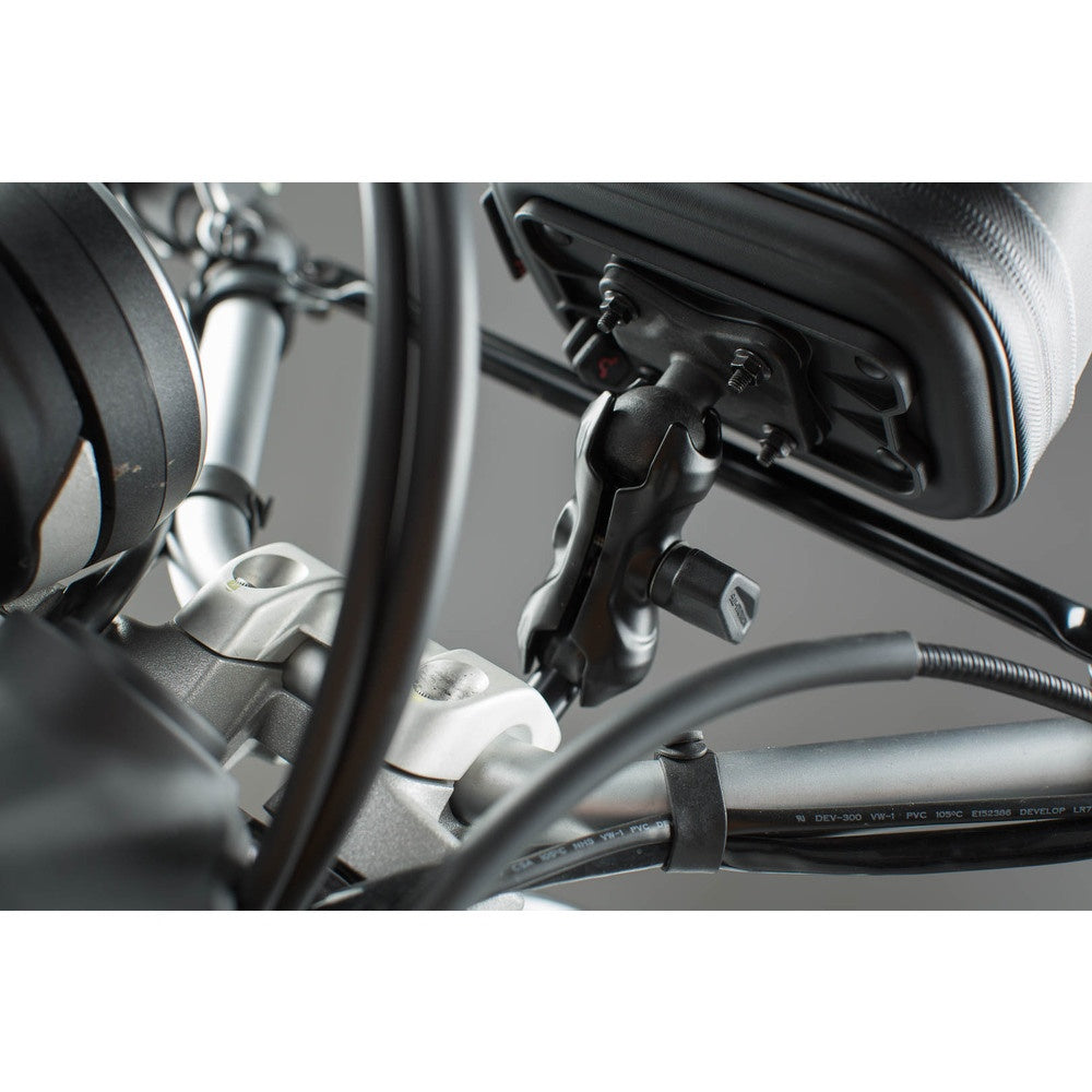 SW-Motech SW-CPA0042418000-B Pivoted Socket Arm Black 2.2"/5.5cm