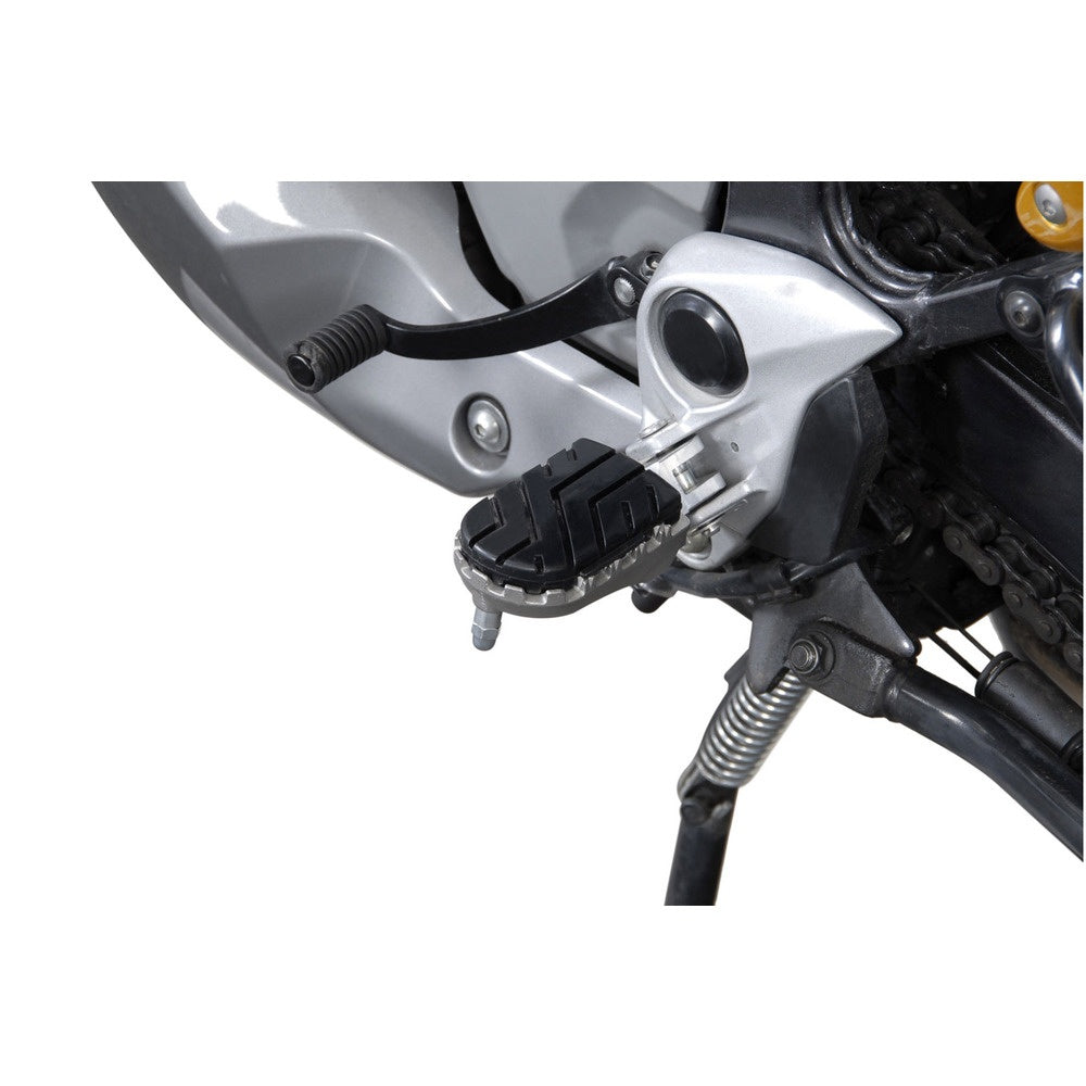 SW-Motech SW-FRS0101110101-S ION Footrest Kit Silver for Honda XL650V Transalp 00-06/XL700V Transalp 07-12/Moto Morini X-Cape 650 21-Up