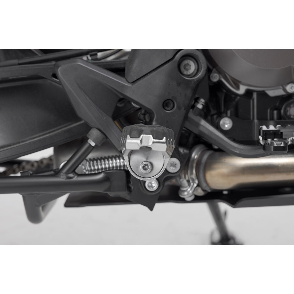 SW-Motech SW-FRS0411210101 EVO Footrest Kit Silver/Black for KTM/Husqvarna Norden 901 21-Up/Norden 901 Expidition 23-Up