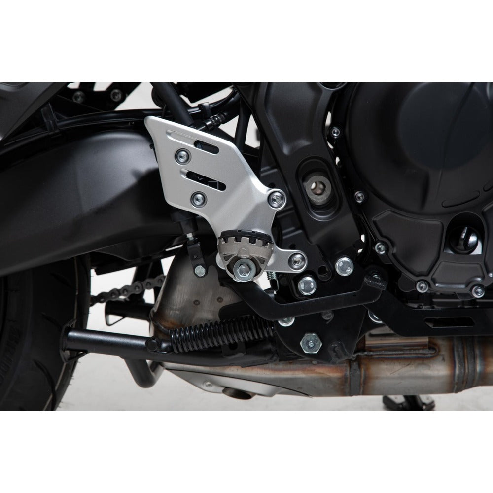 SW-Motech SW-FRS0601110300-S ION Footrest Kit Silver for Yamaha Tracer 9 20-Up