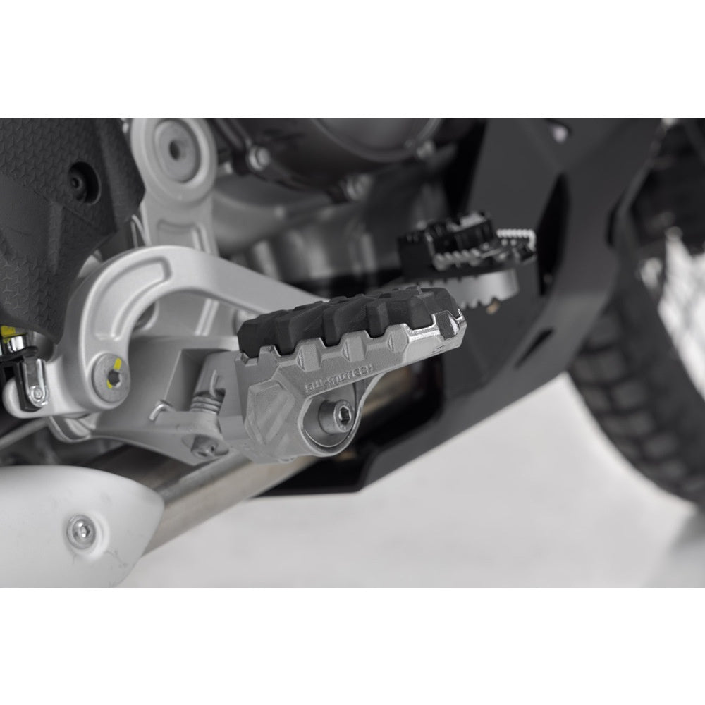 SW-Motech SW-FRS0611210201 EVO Footrest Kit Silver/Black for Yamaha Tenere 700 19-Up