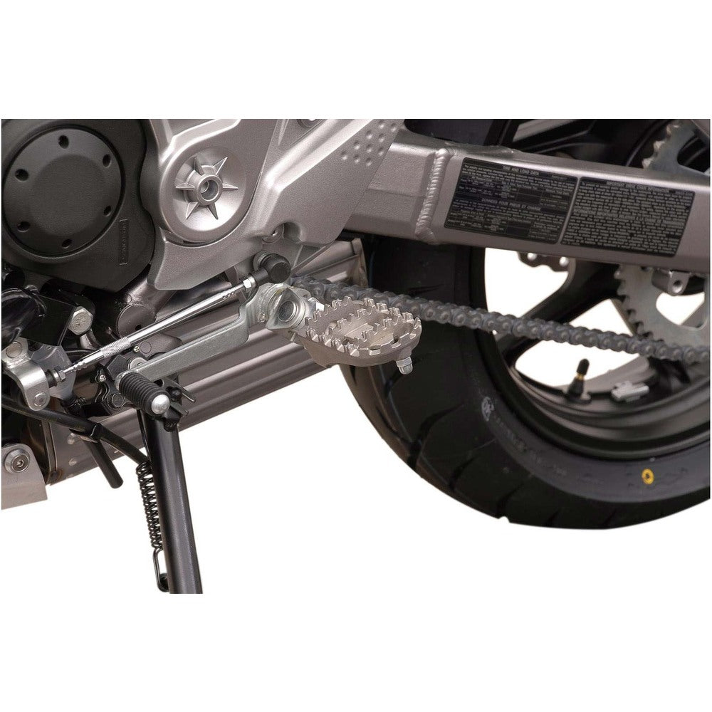 SW-Motech SW-FRS0801110001-S ION Footrest Kit Silver for Kawasaki Z900RS 18-Up/Z900RS Caf? 17-20/Z1000 06-09/ZRX1200R/ZRX1200S 01-05