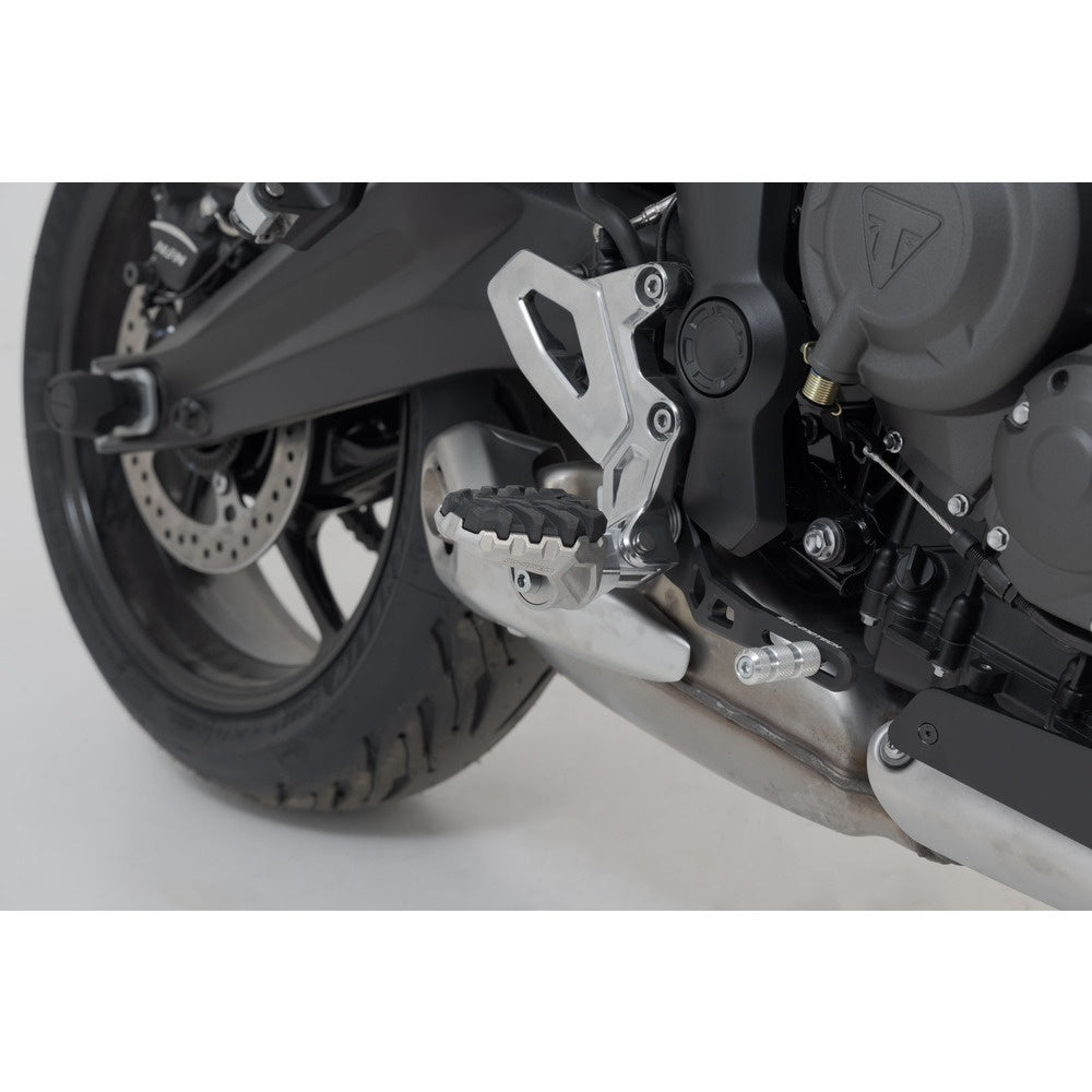 SW-Motech SW-FRS1111210500 EVO Footrest Kit Silver/Black for Triumph Tiger 660 21-Up