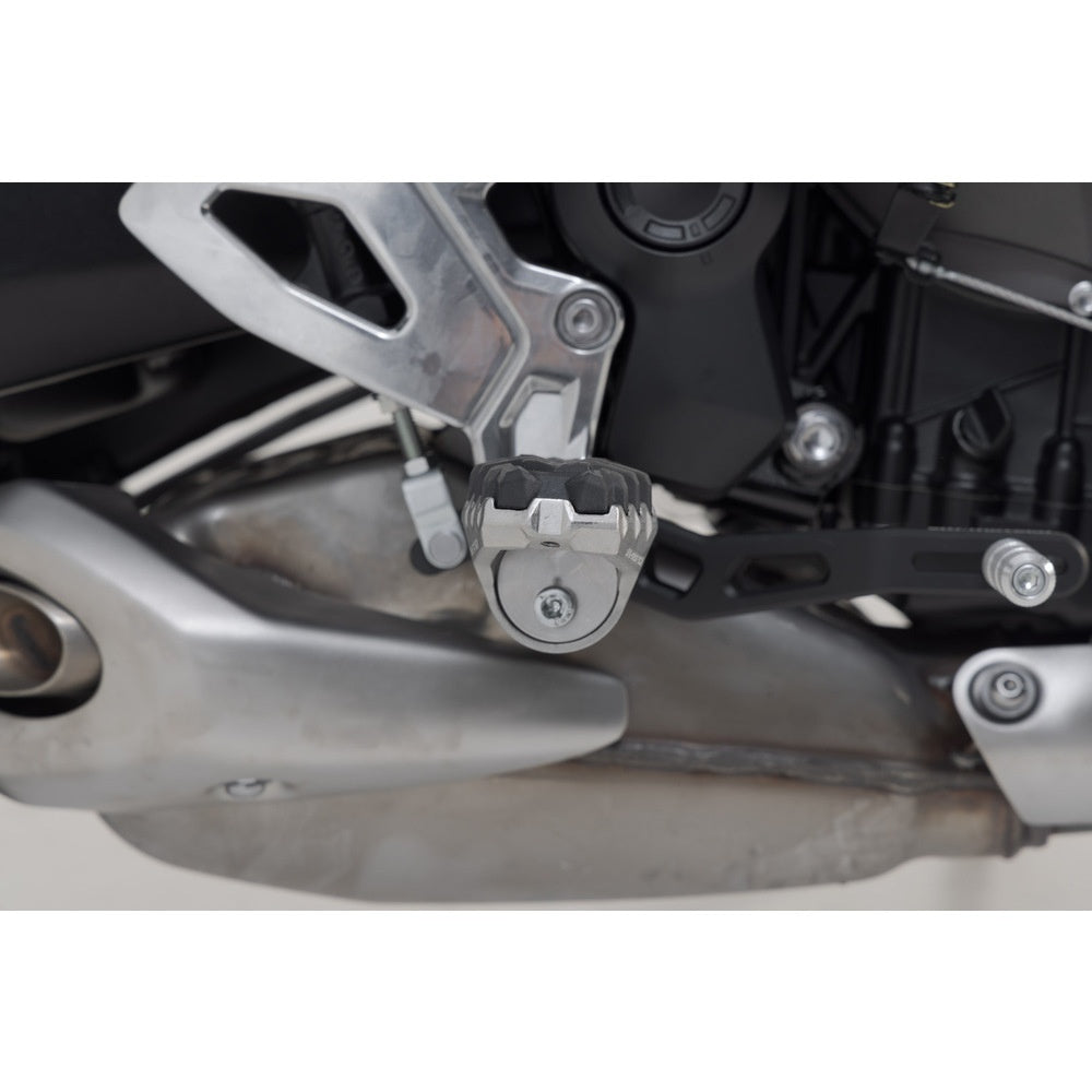 SW-Motech SW-FRS1111210500 EVO Footrest Kit Silver/Black for Triumph Tiger 660 21-Up