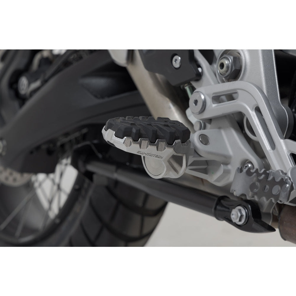 SW-Motech SW-FRS1111210600 EVO Footrest Kit Silver/Black for Triumph Tiger 1200 22-Up
