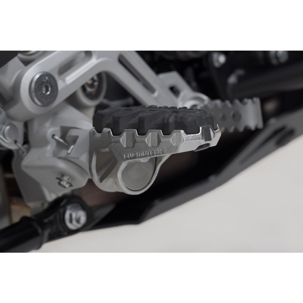 SW-Motech SW-FRS1111210600 EVO Footrest Kit Silver/Black for Triumph Tiger 1200 22-Up