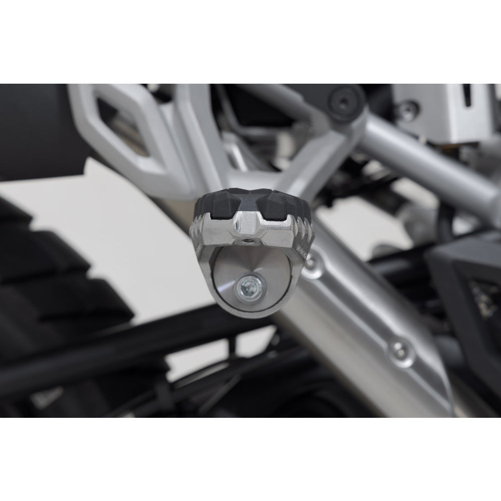 SW-Motech SW-FRS1111210700 EVO Passenger Footrest Kit Silver/Black for Triumph Tiger 1200 22-Up