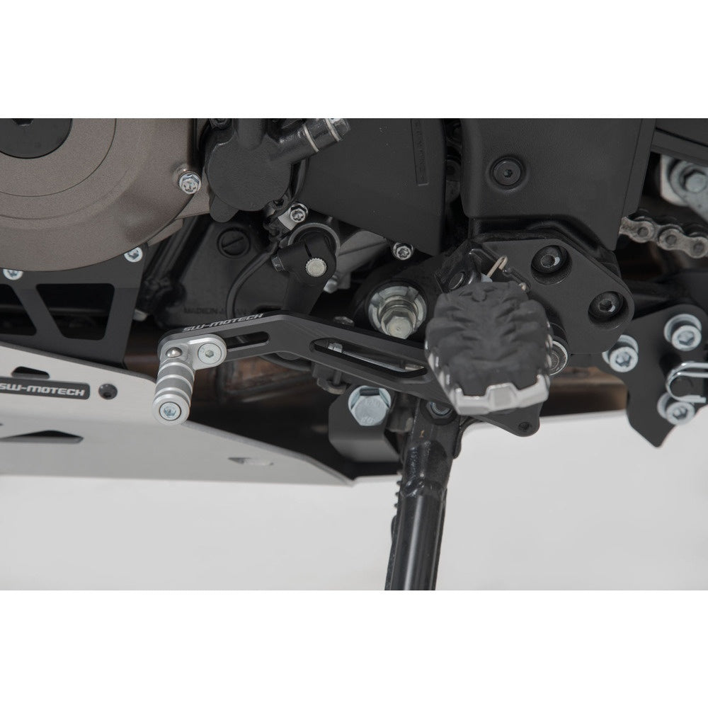 SW-Motech SW-FSC0544010001 Gear Lever Black/Silver for Suzuki V-Strom 1000 14-19/V-Strom 1050 19-Up