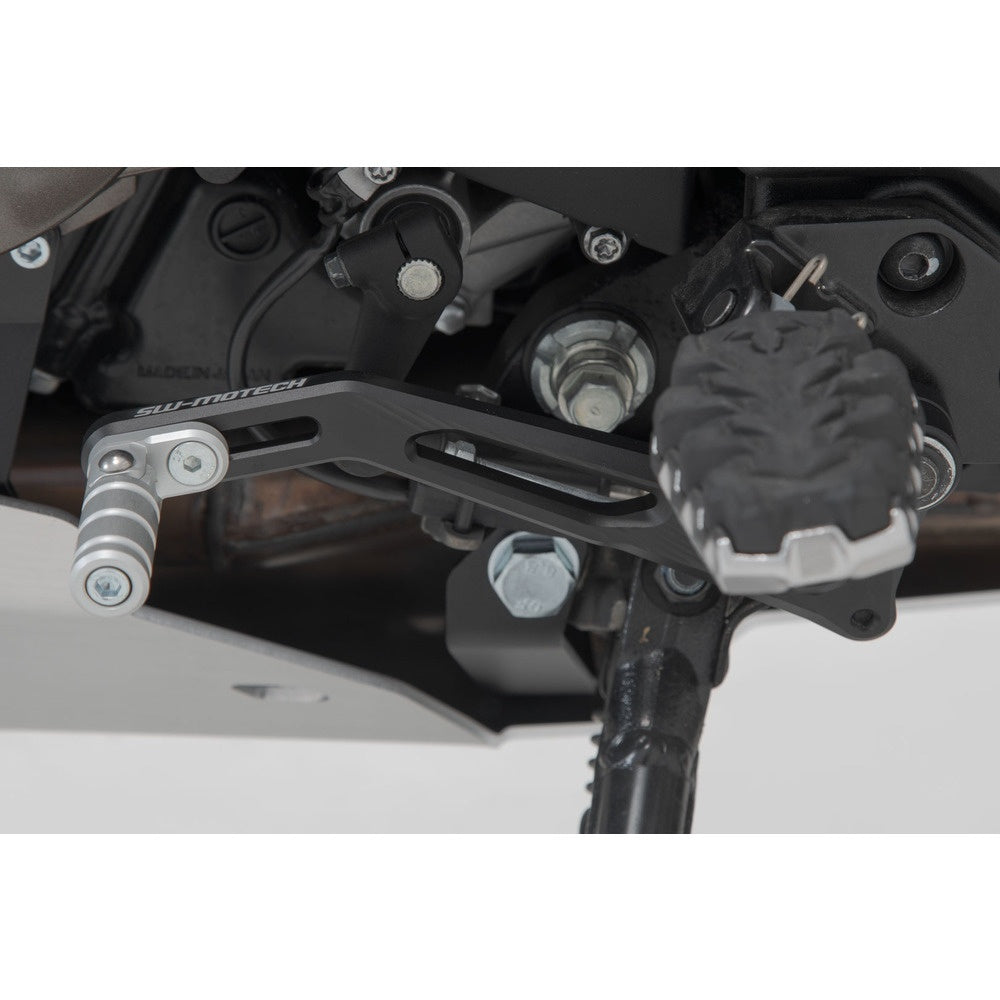 SW-Motech SW-FSC0544010001 Gear Lever Black/Silver for Suzuki V-Strom 1000 14-19/V-Strom 1050 19-Up