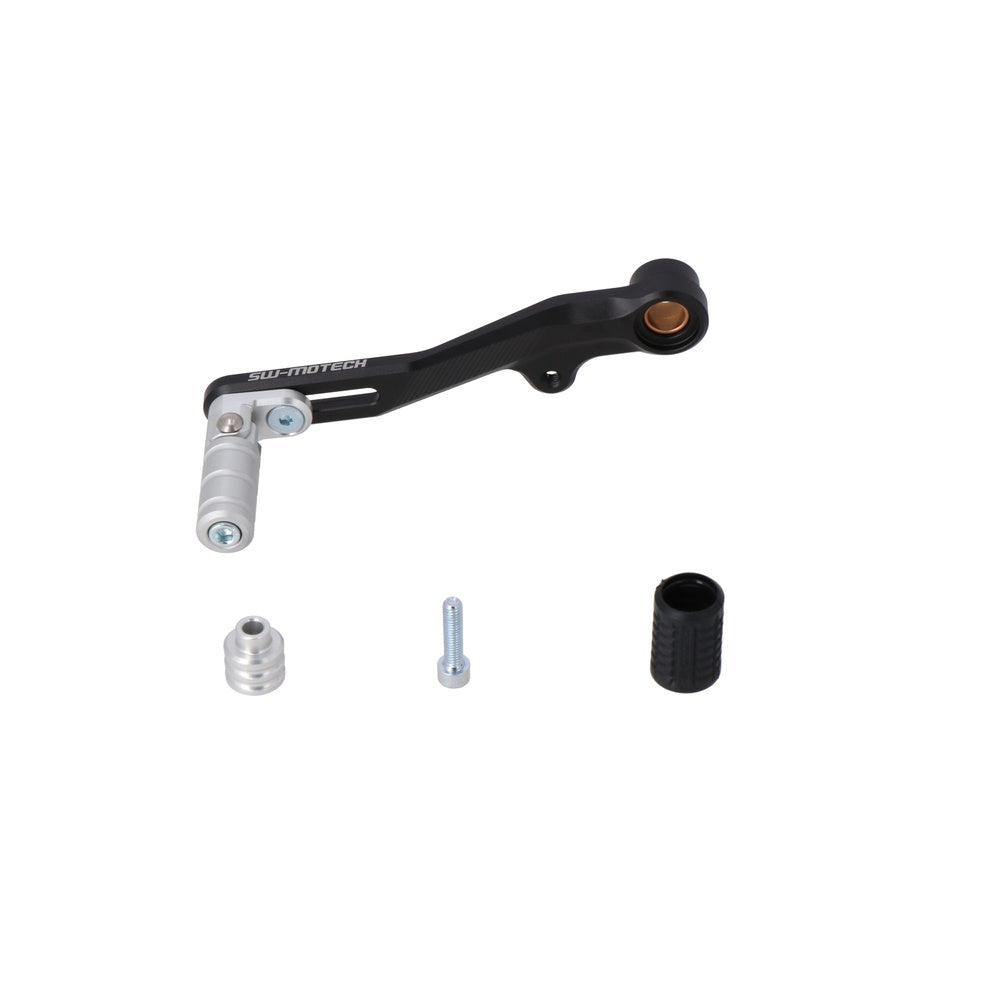SW-Motech SW-FSC0664210001 Gear Lever Black/Silver for Yamaha XSR700 15-Up/XSR700 XTribute 19-Up/MT-07 20-Up/MT-07 Tracer 16-Up/Tracer 7/GT 21-Up/Tracer 7 16-20