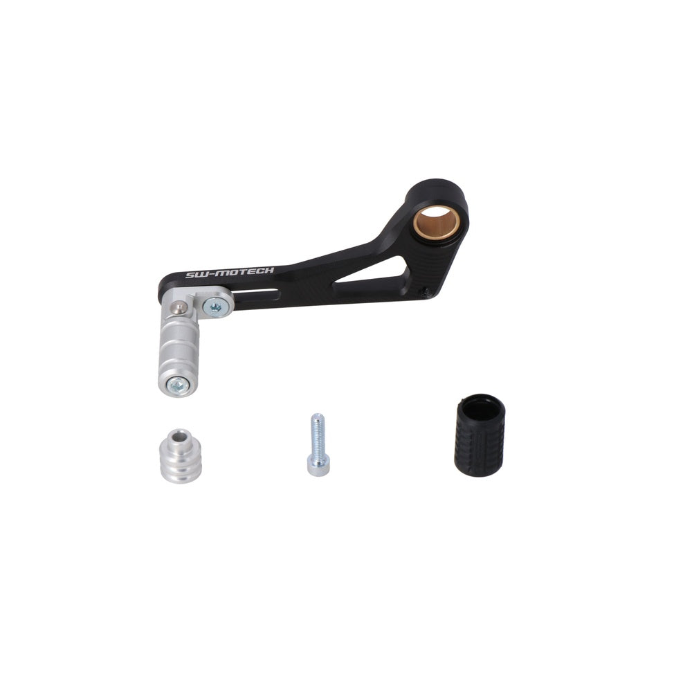 SW-Motech SW-FSC0757310002 Gear Lever Black/Silver for BMW R 1200 R/R 1200 RS 14-18/R 1250 R/R 1250 RS 18-Up