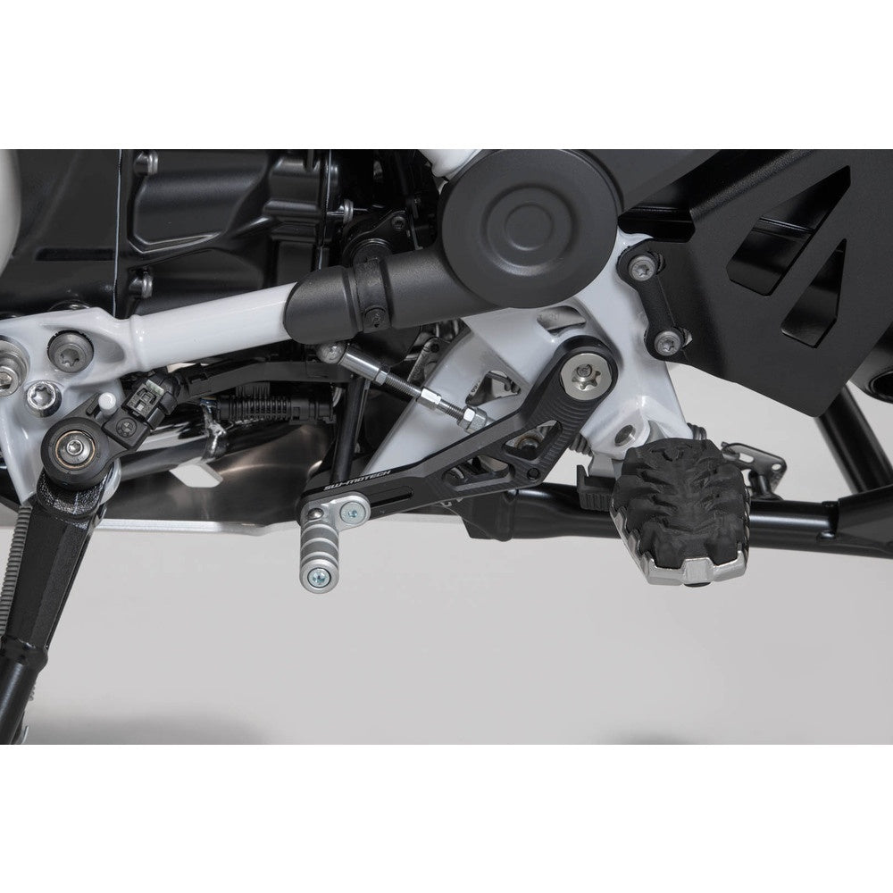 SW-Motech SW-FSC0778110001 Gear Lever Black/Silver for BMW R 1200 GS 12-18/R 1250 GS 18-Up