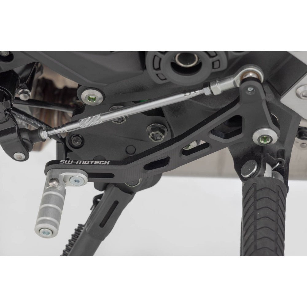 SW-Motech SW-FSC0886610001 Gear Lever Black/Silver for Kawasaki Z650 16-19/Z650 RS 21-Up