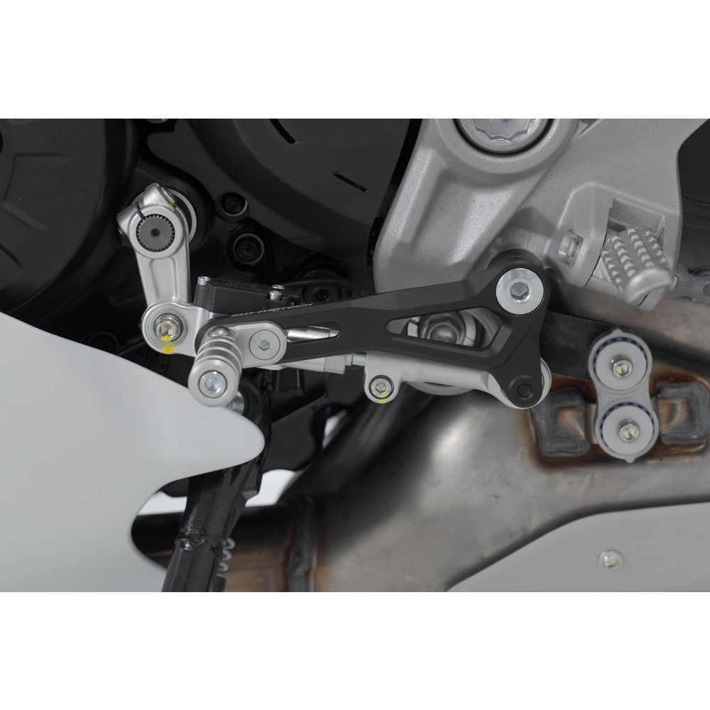 SW-Motech SW-FSC2251110001 Gear Lever Black/Silver for Ducati Monster 821/Monster 1200 14-Up/Monster 1200 R/S/Super Sport 950/Super Sport 950 S 16-Up